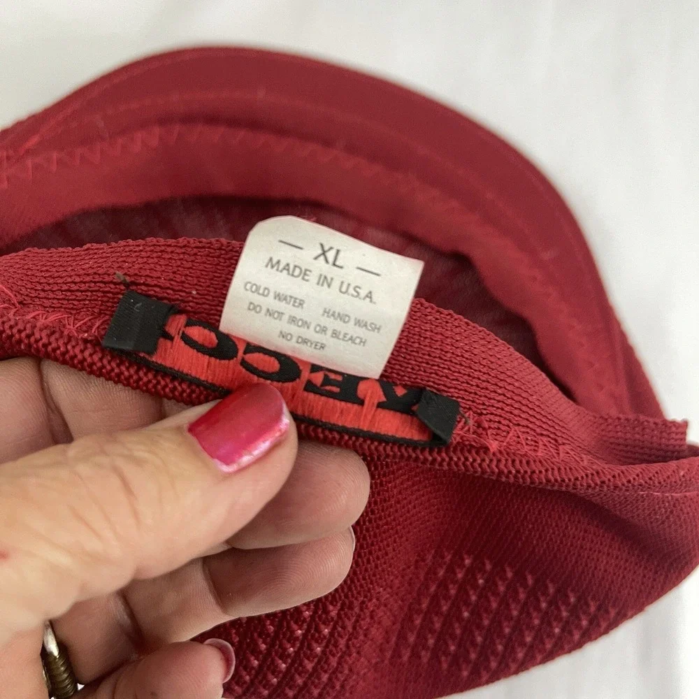 Vintage Vecci Golf Hat‎ Ivy Cap Red Unisex Beret USA-Made Breathable
